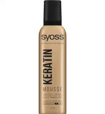 Drogisterij.net Syoss mousse keratine haarmousse (250ml) aanbieding