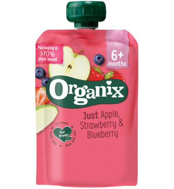 Drogisterij.net Organix apple strawberry blueberry 6+ maanden bio (100g) aanbieding