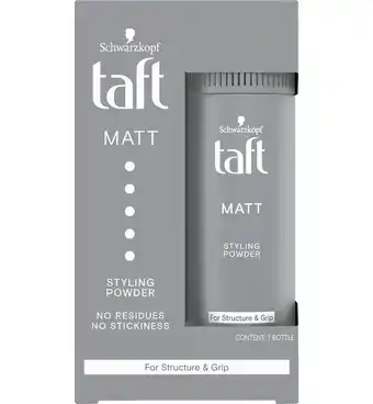 Drogisterij.net Taft matt stylingpoeder (10g) aanbieding