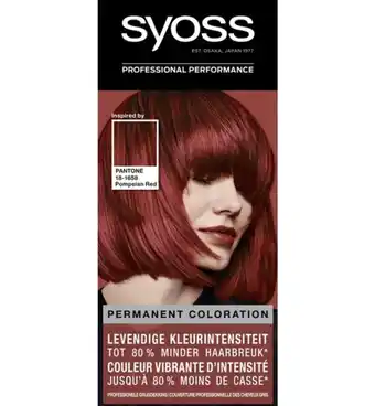 Drogisterij.net Syoss color baseline pantone 5-72 pompeian red (1set) aanbieding