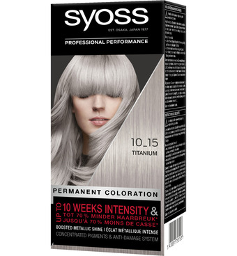 Drogisterij.net Syoss color baseline 10-15 titanium haarverf (1set) aanbieding