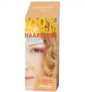 Drogisterij.net Sante haarverf rood blond bdih (100g) aanbieding