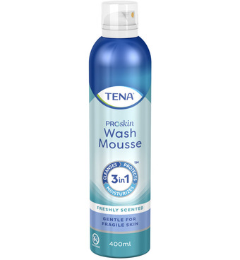 Drogisterij.net Tena wash mousse (400ml) aanbieding