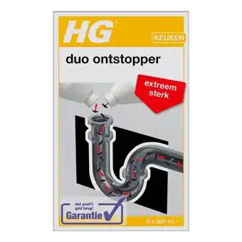 Blokker Hg duo ontstopper 2x 500ml aanbieding