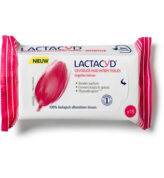 Drogisterij.net Lactacyd tissue gevoelige huid (15st) aanbieding