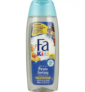 Drogisterij.net Fa kids douche & shampoo piraat (250ml) aanbieding