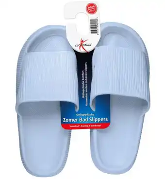 Drogisterij.net Lucovitaal lucovitaal orthopedische badslipper 41-42 blauw (1paar) aanbieding