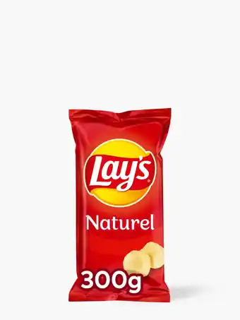 Flink Lay's naturel 300g aanbieding