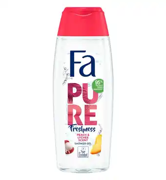 Drogisterij.net Fa showergel pure freshness peach & lychee (250ml) aanbieding