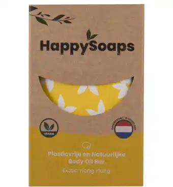 Drogisterij.net Happysoaps body oil bar exotic ylang ylang (70g) aanbieding