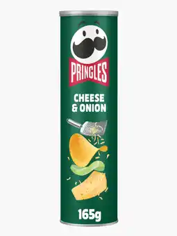 Flink Pringles cheese onion 165g aanbieding