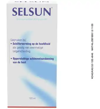 Drogisterij.net Selsun suspensie 25 mg/ml (120ml) aanbieding