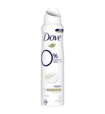 Drogisterij.net Dove deodorant spray original 0% (150ml) aanbieding