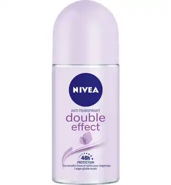 Drogisterij.net Nivea deodorant roller double effect (50ml) aanbieding