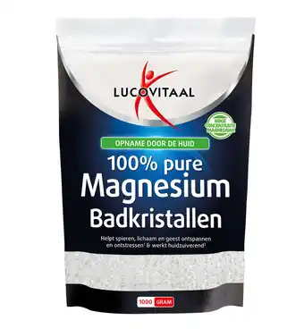 Drogisterij.net Lucovitaal magnesium badkristallen (1000g) aanbieding