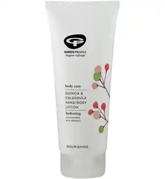 Drogisterij.net Green people hand and bodylotion quinoa/calendula (200ml) aanbieding