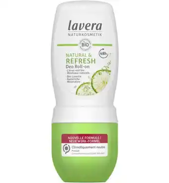 Drogisterij.net Lavera deodorant roll-on natural & refresh bio fr-de (50ml) aanbieding