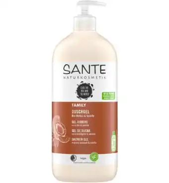 Drogisterij.net Sante family showergel coconut & vanilla bio (500ml) aanbieding