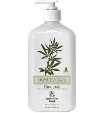 Drogisterij.net Australian gold hemp nation original moisturizing tan extender (535ml) aanbieding