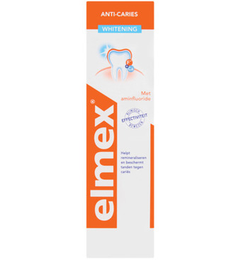 Drogisterij.net Elmex tandpasta anti caries white (75ml) aanbieding