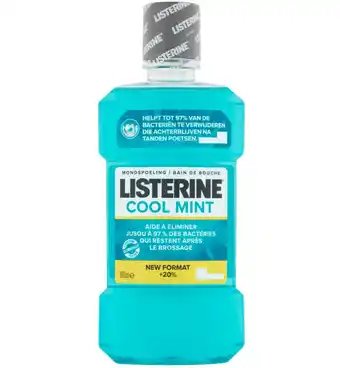 Drogisterij.net Listerine mondwater cool mint (600ml) aanbieding