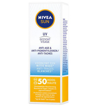 Drogisterij.net Nivea sun face matterend spf50 (50ml) aanbieding