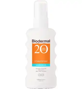 Drogisterij.net Biodermal zonnespray hydraplus spf20 (175ml) aanbieding