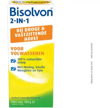 Drogisterij.net Bisolvon drank 2-in-1 volwassenen (133ml) aanbieding
