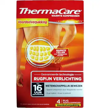 Drogisterij.net Thermacare promopack rug kompres (4st) aanbieding