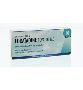 Drogisterij.net Teva loratadine 10 mg (30tb) aanbieding