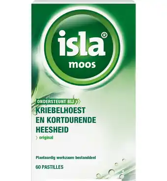 Drogisterij.net Isla moos keelpastille (60tb) aanbieding