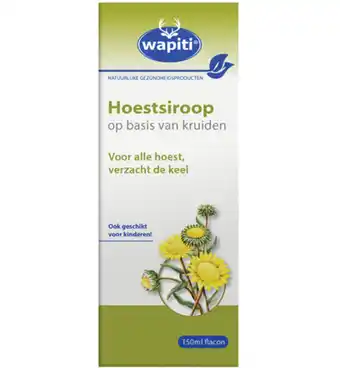 Drogisterij.net Wapiti hoestsiroop (150ml) aanbieding