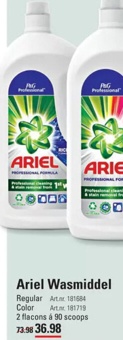 Sligro Ariel Wasmiddel aanbieding