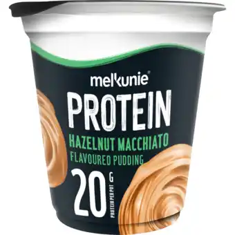 Dekamarkt Melkunie hazelnut macchiato pudding proteine aanbieding
