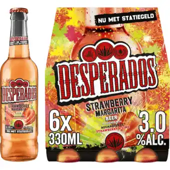 Dekamarkt Desperados strawberry margarita 6x33cl aanbieding