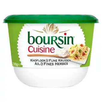 Dekamarkt Boursin cuisine knoflook & fijne kruiden aanbieding