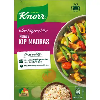 Dekamarkt Knorr wereldgerecht indiase kip madras aanbieding