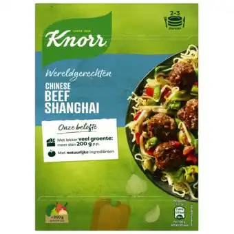 Dekamarkt Knorr wereldgerecht chinese beef shanghai aanbieding