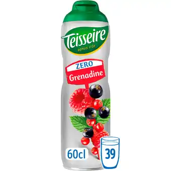 Dekamarkt Teisseire limonadesiroop grenadine 0% aanbieding