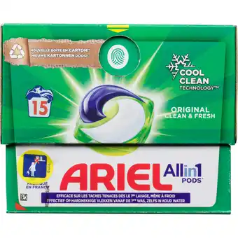 Dekamarkt Ariel vloeibaar wasmiddel allin1 pods original aanbieding