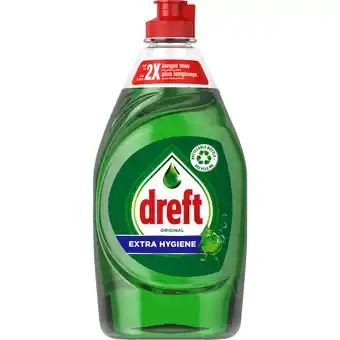 Dekamarkt Dreft afwasmiddel extra hygiene original aanbieding