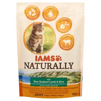 Dekamarkt Iams kattenvoer naturally lam & rijst aanbieding