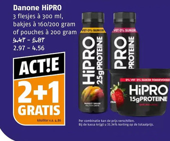 Poiesz Danone hipro aanbieding