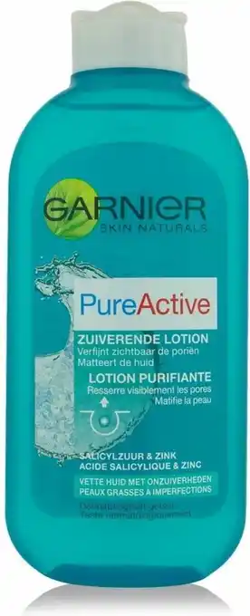Bol.com Garnier pureactive reinigingslotion - 200 ml aanbieding