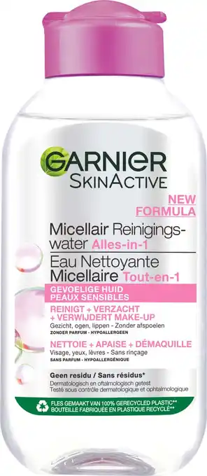 Bol.com Garnier skinactive face micellar reinigingswater - 100 ml aanbieding