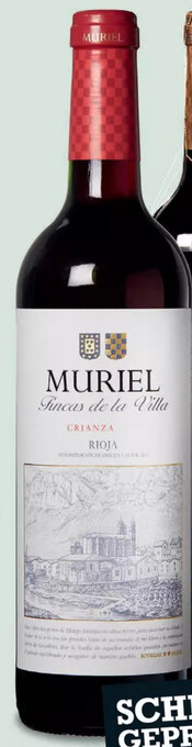 Sligro Muriel Rioja, Spanje Rioja Crianza Art.nr. 053914 aanbieding