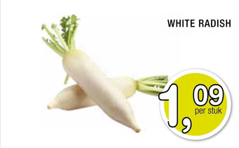 Amazing Oriëntal White radish aanbieding