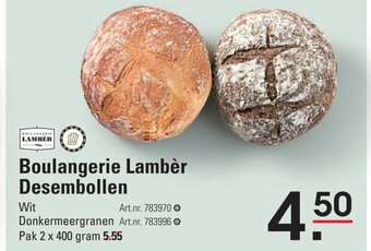 Sligro Boulangerie Lambèr Desembollen aanbieding