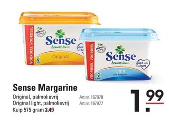 Sligro Sense Margarine 575g aanbieding