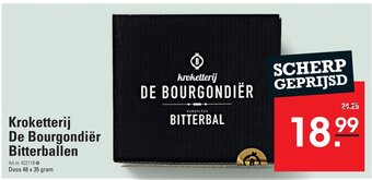 Sligro Kroketterij De Bourgondiër Bitterballen Art.nr. 422118 Doos 48 x 35 gram aanbieding